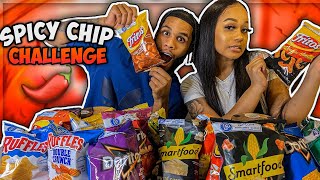 SPICY CHIP CHALLENGE   FUNNIEST EVER [upl. by Enilasor]