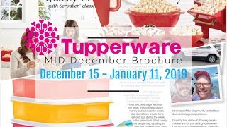 Tupperware Flyer Catalogue December 15  January 11 2019 Mid December Brochure [upl. by Yziar98]