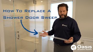 Easy Shower Glass Door Sweep Replacement [upl. by Barbra739]