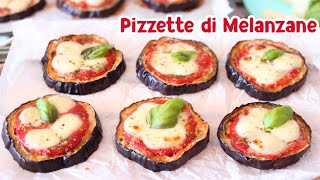 MELANZANE AL FORNO Saporite e Facili  Ricetta Facile  PIZZETTE DI MELANZANE [upl. by Fadil199]