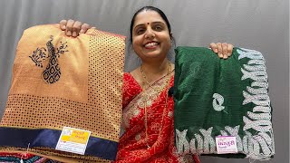 Designer Mad Fancy Sares live Kasturi Paithani paithani saree [upl. by Nahgeam]