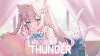 Nightcore  Thunder Gabry Ponte LUMX Prezioso  Lyrics [upl. by Ylim]