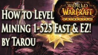 Cata Mining Guide 1525 Leveling Fast amp Easy How to Level Mining 1525 [upl. by Lucier]