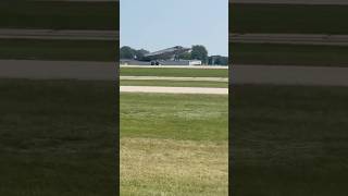 F35 Demo Team Taking Off from Oshkosh [upl. by Rednaskela]