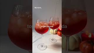 SPOOKY Aperol Spritz cocktail aperolspritz cocktail trending [upl. by Smiga]