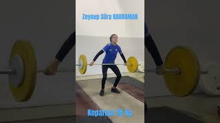 Zeynep Süra KAHRAMAN Koparma 55 Kg [upl. by Sassan]