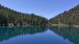 Pristine Coopers Lake  near Ovando Montana MT [upl. by Bozuwa]