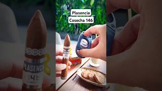 🌤️💨Toasting a PLASENCIA Cosecha 1️⃣4️⃣6️⃣👌cigar cigars cigarlife asmr shorts lighter [upl. by Cyndy946]