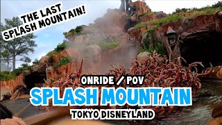 Splash Mountain  Tokyo Disneyland POV Onride  Last Splash Mountain in Operation [upl. by Eulau]