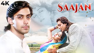 Saajan Full Hindi Movie 4K  Salman Khan amp Madhuri Dixit amp Sanjay Dutt  90s Bollywood Romantic [upl. by Nyvek]