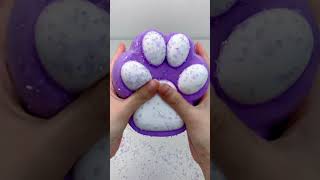 FUFUSQUISHY ASMR 💜🐾800g Purple Based White Paw [upl. by Ahsap]