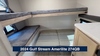 2024 Gulf Stream Amerilite 274QB Video Tour  Georgia Campers [upl. by Notlrac]