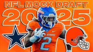 2025 NFL Mock Draft  2 FULL ROUNDS [upl. by Nylyak]