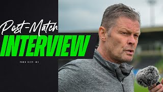 PostMatch Interview  Cotterill after important York win [upl. by Fredkin]