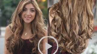 Big Voluminous Curls Hair Tutorial [upl. by Binni]