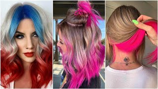 OS CABELOS COLORIDOS MAIS LINDOS DO INSTAGRAM  TRANSFORMAÇÕES DE CABELO FEMININO [upl. by Midge101]