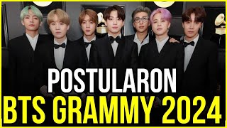 ¿Qué miembros de BTS compitieron por ser nominados a mejor álbum del año en los Grammy 2024 [upl. by Bohon759]