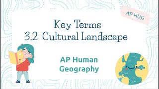 AP Human Geography 32 Key Terms  Cultural Landscapes [upl. by Zalea583]