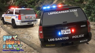 Playing GTA 5 As A POLICE OFFICER City Patrol HPD GTA 5 Lspdfr Mod 4K [upl. by Peih]