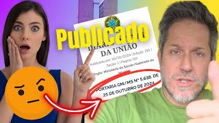 🔴FINALMENTE PUBLICADO PORTARIA DE OUTUBRO com valores do Auxílio Financeiro Complementar da União [upl. by Raoul]