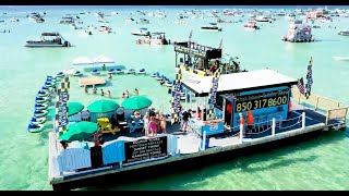 Crab Island Water Taxi Destin FL 20192020 [upl. by Antone]