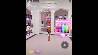 sunburnt beach day dress to impress vipcustom makeup [upl. by Navi999]