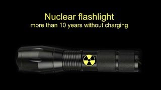 Free energy DIY Nuclear tritium LED flashlight [upl. by Ahcire73]