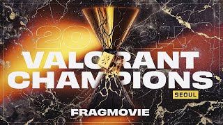 2024 VCT CHAMPIONS SEOUL  VALORANT FRAGMOVIE [upl. by Eneirda]