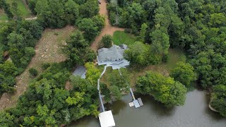 Lake house for sale on the Tennessee River Property Tour [upl. by Yecnay725]