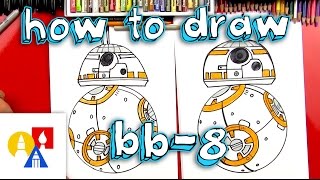 How To Draw BB8 From Star Wars [upl. by Esorrebma]