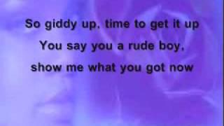 Rude Boy Rihanna Lyrics [upl. by Inor]