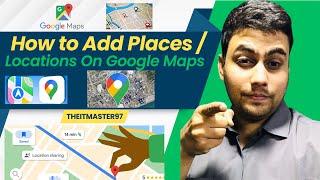 How To Add Places In Google Maps  How To Add Home Address In Google Maps  20232024 [upl. by Katrina]