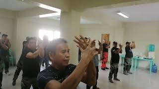 Arnis Disarming Techniques Training BPSO Barangay Loyola Heights Katipunan Quezon City Trainer GMM [upl. by Ykcin]