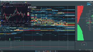 Bitcoin Bookmap Live Stream 10132024 bitcoin bookmap crypto [upl. by Enomed22]