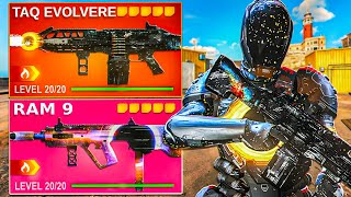 the NEW META TAQ EVOLVERE and RAM 9 LOADOUTS on REBIRTH ISLAND WARZONE [upl. by Drice513]