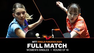 FULL MATCH  Bernadette Szocs vs Hina Hayata  WS R16  WTTFukuoka 2024 [upl. by Araid]