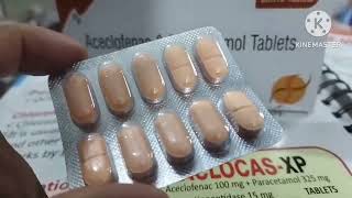 Aclocas P TabletAceclofenac 100mg  paracetamol 325mg [upl. by Niawd678]