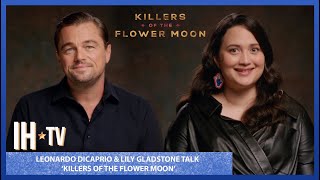 Leonardo DiCaprio amp Lily Gladstone Interview  Killers of the Flower Moon 2023 [upl. by Assilym]