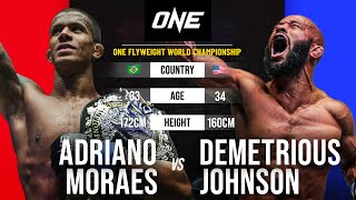 Adriano Moraes vs Demetrious Johnson  Full Fight Replay [upl. by Harobed]