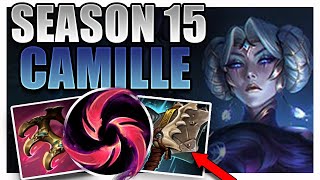 SEASON 15 CAMILLE SUPPORT GAMEPLAY GUIDE [upl. by Lorilyn546]