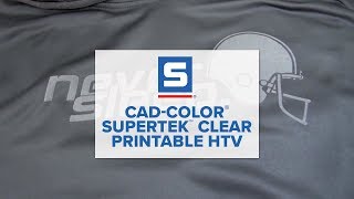 CADCOLOR® SuperTEK™ Clear Printable HTV [upl. by Anis]