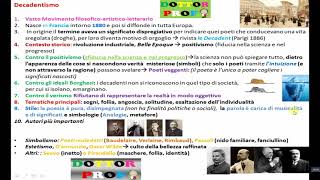 📗 IL DECADENTISMO letteratura riassunto semplice per scuola media [upl. by Halford]