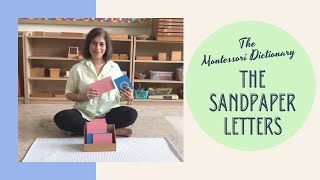 Montessori Dictionary Sandaper Letters [upl. by Ainslie588]