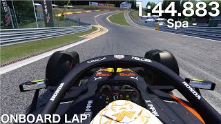 Assetto Corsa  RSS Formula Hybrid X 2022 EVO  Spa  ONBOARD SETUP [upl. by Eilyr]