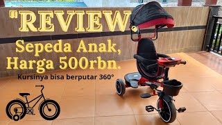 Sepeda Anak Roda 3 Tiga Exotic Terbaru  WK33 TV [upl. by Verner551]