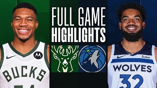 BUCKS at TIMBERWOLVES  FULL GAME HIGHLIGHTS  February 23 2024 [upl. by Htial]