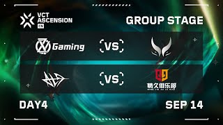 ZYG vs XG  ALG vs Q9  Group Stage  Day 4  VCT Ascension CN [upl. by Thayer70]