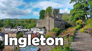 Ingleton North Yorkshire【4K】 Village Centre Walk 2021 [upl. by Einalem]