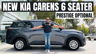 New Kia Carens Prestige Optional 6 Seater Walkaround  In English  Auto Quest [upl. by Dixil]