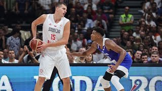 Serbia vs Greece Full Game Highlights  FIBA Basketball World Cup 2023 Qualifiers  August 25 2022 [upl. by Einnal]